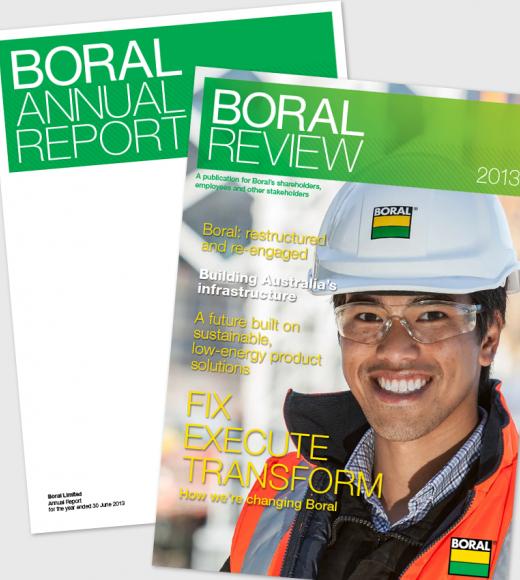 Boral Annual Report and Boral Review 2013
